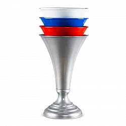 Кубок спортивный "Триколор" (серебро)